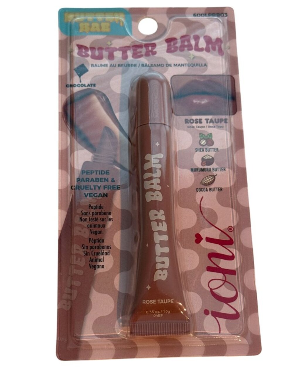 ioni Butter Balm Rose Taupe Tinted Lip Balm 0.35 oz New